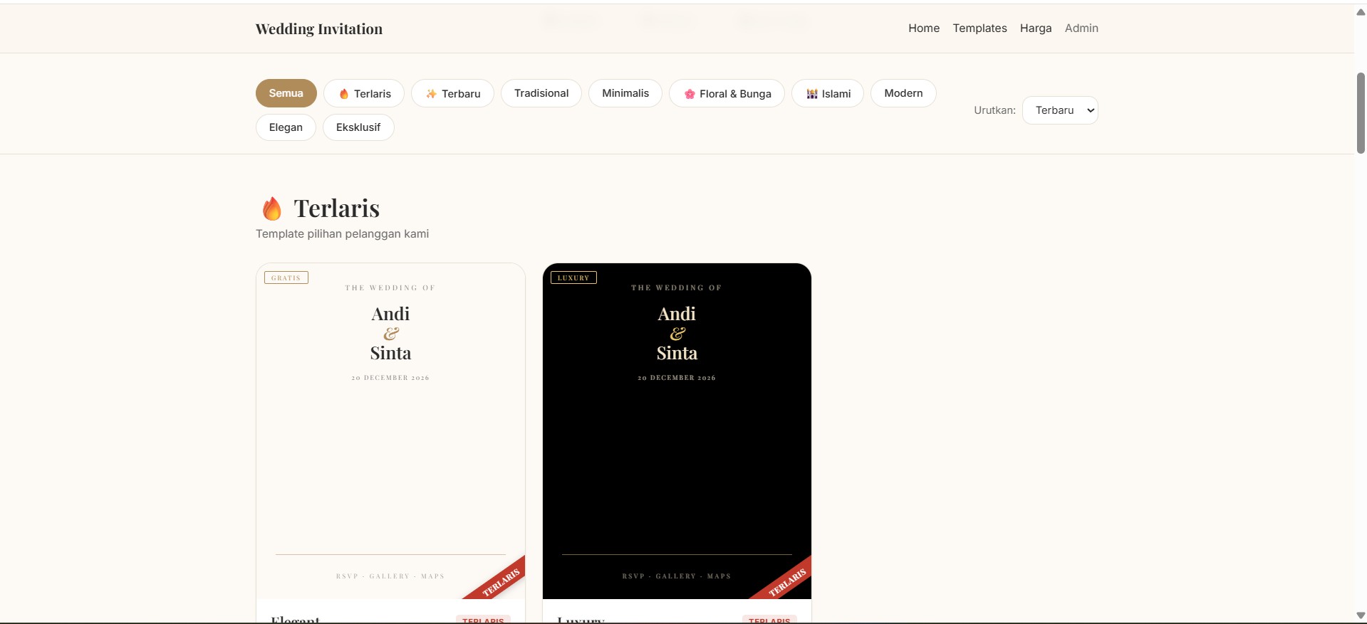 Digital Invitation Platform screenshot 2