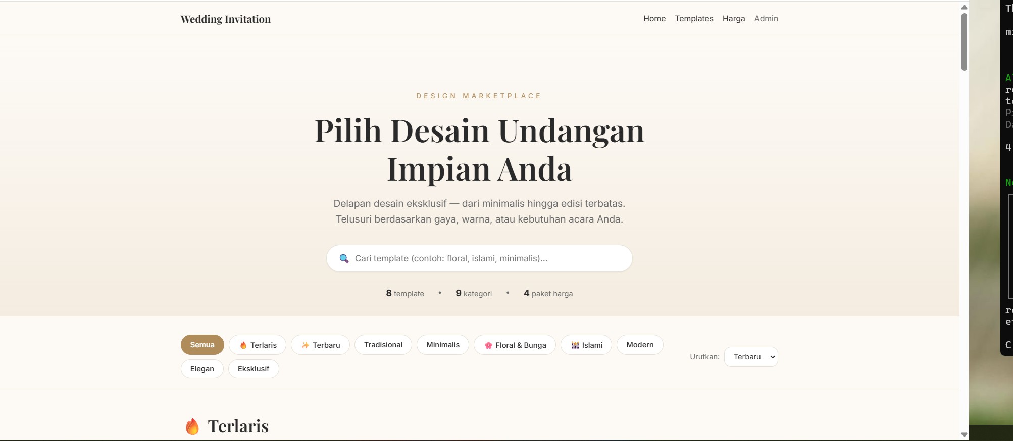 Digital Invitation Platform screenshot 1
